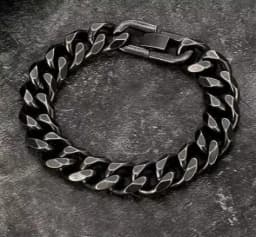 Never fade stainless steel link chain bracelet