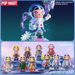 POP MART MEGA COLLECTION 100% SPACE MOLLY SERIES Genuine Blind Box Mystery Box Guess Bag Toys Doll Cute Anime Figure Desktop