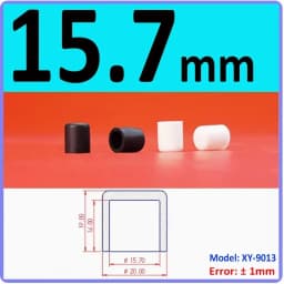 White Silicone Rubber Round End Cap Dust Seal Blanking End Stopper Protection Cover For Pipe Tube Furniture Pads 3mm-68.5mm