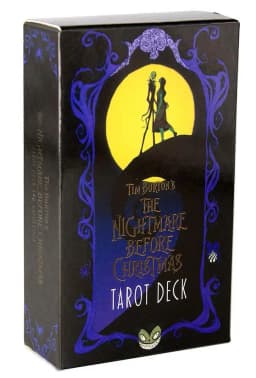 Cartoon DSN The Nightmare Before Christmas Tarot Deck and PDF Guidebook Board Game Divination Tell The Future Birthday Gift