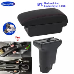 For Fiat 500 Armrest Box For Fiat CRONOS Car Armrest Box Dedicated Retrofit Heighten Interior Center Storage Box Car Accessories