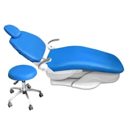 4Pcs/Set Dental Chair Cover PU Leather Unit Elastic Waterproof Protective Case Chair Seat Cover Dentist Equipment Dentistry Lab