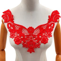 Water-soluble Lace Collar Embroidery Polyester Light Silk Fake Collar Fashion Elegant Hollow Corsage Collar Flower DIY Clothing