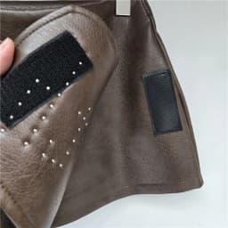 DEAT 2026 Autumn High Street Style Letter Square Rhinestone Decoration Low Waist Mini‑Skirt For Women PU‑Leather Skirts 29A9423