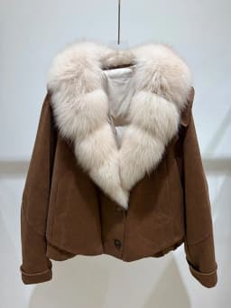 Winter Warm Women Real Fox Fur Collar Down Jacket Outerwear Casual Goose Down Coat Puffer Jacket Streetwear Female Overcoat
