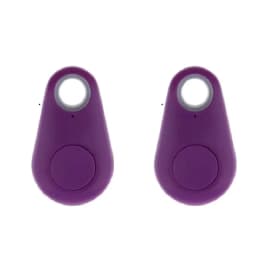 1/2pcs Mini Fashion Smart Dog Pets Bluetooth 4.0 GPS Tracker Anti-Lost Alarm Tag Wireless Child Bag Wallet Key Finder Locator