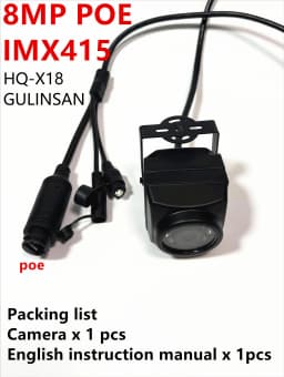 ICsee 4MP 5MP 8MP 4K Mini Waterproof 940nm IR WiFi IP Camera POE Security Video Surveillance Audio Wireless RTSP TF Card Xmeye