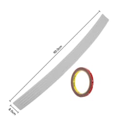Universal Car Trunk Door Guard Strips Sill Plate Protector Rear Bumper Guard Rubber Mouldings Pad Trim Cover Strip Car Styling