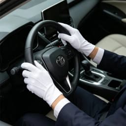 Summer Three Tendon Spandex White Gloves for Men and Women, Short and Thin, Breathable, Ceremonial, Command, Emcee, Driving Gloves