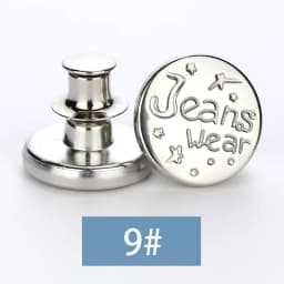 5/10/20Pcs Button Pins for Loose Jeans No Sew Instant Replacement Snap Tack Pant Button Adjustable Metal Pants Button Tightener