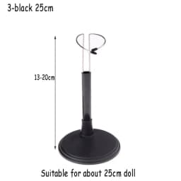 Adjustable Metal White Black Doll Dummy Puppet Wrist Stand Holder Bracket Support Dollhouse Accessories Toy Store Display
