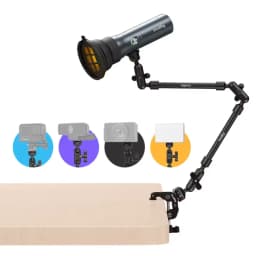 SmallRig RF 10C RGB LED Video Light Photography Flashlight 7500mAh Alloy Patterned Light 4-Color Fill Light with 20 Patterned