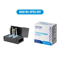 Dental Degranulation Burs Kit for Osseous Debridement & Soft Tissue Removal From Socket Diamond Ball Burs Φ2.3 Φ3.3 Φ4.0 Φ5.0