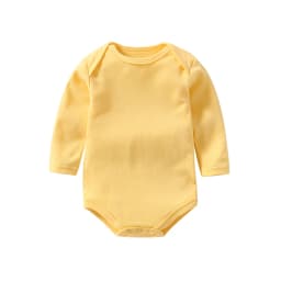 Baby Clothes 100% Cotton Short/Long Sleeve Solid Baby Bodysuit for Boys Girls 0-24M Soft Unisex Onesie Romper Newborn Outfit
