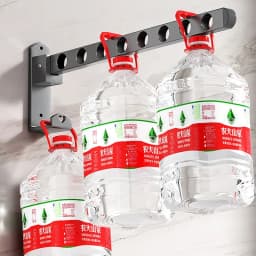 Wall Mounted Wall-Mounted Clothes Hanger New Closet Durable Couple Stainless Steel Folding Retractable Hook Home