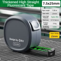New Tape Measure Self-locking Steel Tape 5/10m Portable Woodworking Measure Gauging Tools Retractable High Precision Meter Ruler