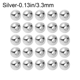 25Pcs/lot Nice-Designed Slotted Tungsten Beads Fly Tying Beads Tungsten 2mm/2.5mm/2.8mm/3.3mm/3.5mm Fly Tying Material