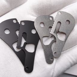 1pair 420 Stainless Liners Locking Tab for Genuine BM Bugout 535 Knife DIY Patch Modification Accessories