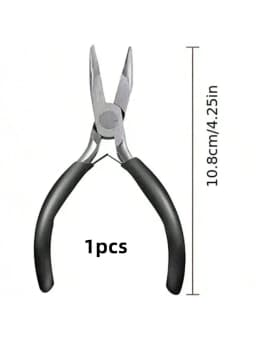 4pcs/1pcs Jewelry Pliers Tool Kit Includes Needle Round Wire Cutter And Curved Nose Pliers For Jewelry Beading Repair Supplies