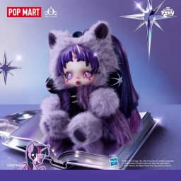 POP MART SKULLPANDA x My Little Pony Series Plush Doll Pendant Genuine Blind Box Mystery Box Guess Bag Toys Cute Anime Figure