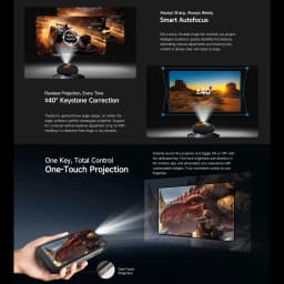 Ulefone Armor 34 Pro + Projector Rugged Phone 16GB+512GB Night Vision 6.95'' Android 15 Dimensity 7300 25500mAh 5G Smartphone