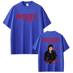 King of Pop Michael Jackson Bad Era Graphics T Shirts Men Women Fashion Classic Pop Music T-shirt Short Sleeve Oversized T Shirt