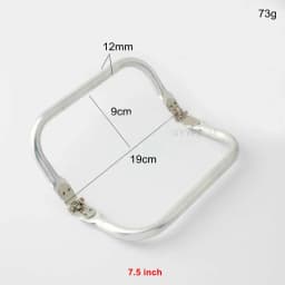 2-30 pieces,Medium 6inch 7.5 inch 8 inch Large 10 inch light weight aluminum tube clutch bag frame,Classical pouch new frames