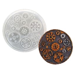 Steampunk Gear Silicone Molds Clockwork Cog Mold Gearwheel Mold Flexible UV Epoxy Resin Mould Pendants Jewelry Making Supplies