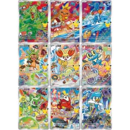 Original Pokemon 30th Anniversary Vol.1 Celebration First Partner Special Shiny Pokemon PTCG Simplified Chinese Pokemon Cards