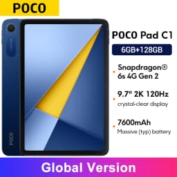 Global Version Poco Pad C1 9.7" 2K 120Hz crystal-clear display 8MP rear camera Snapdragon® 6s 4G Gen 2 Mobile Platform 7600mAh