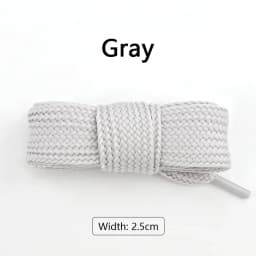 1 Pair Luxury Brand Laces Shoes Width 2.5CM Shoelace Flat Shoelaces for Sneakers AF1 Shoe Laces 100/120/140/160cm Shoestrings