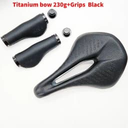 New Retro Bicycle Saddle MTB Bike Saddle 155mm with Handlebar Grips Road Bike Bicycle / Steel Saddle Rails Bicycle Cycling Parts