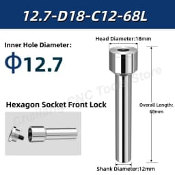 Saw Milling Cutter Slitting Saw Arbor Blade Holder CNC Slotting Machining Metal Cutting Tool Front Rear Lock 5 6 8 10 13mm