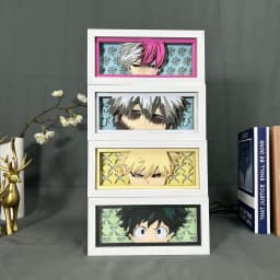 Anime Light Box for Children Bedroom Decoration Manga LED Night Light Paper Cut Lightbox Beside Lamp drop shipping