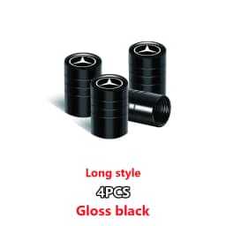 4Pcs Styling Wheel Tire Valve Air Stem Cap Duust Covers For Mercedes Benz W210 W176 AMG CLS CLE CLA GLA GLB GLS Class A GLE W222