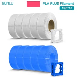 SUNLU 10KG PLA/PLA PLUS Filament 1.75mm 1KG Without Tray 3D Printer Filament for 3D Pen & Refill Filament