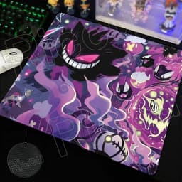 Gaming Small Mousepad Pokemon-Gengar Mouse Pad PC Gamer Desktop Decoration Pads Office Laptop Mouse Mat desk accessories Carpet