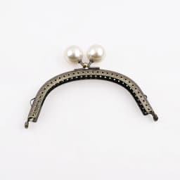 8.5CM~20.5cm Purse Frames Metal Kiss Clasp Handle Bag Bronze Metal Kiss Clasp Lock Frame Pearl Head Knurling Semicircle KZ151324