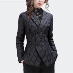 New Light Thin Winter Clothes Cotton-padded Jacket Ladies High-end Fashion Slim Short Ruffled Suit Parkas Coat Female Overcoat