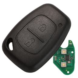jingyuqin 2 Buttons 434Mhz Smart Remote Key ID46 PCF7946 Chip For Renault Traffic Master Vivaro Movano Kangoo Vac102/ NE72 Blade