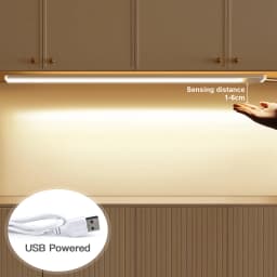 Hand Scan On Off Motion Sensor Cabinet Light COB LED Light Bar Night Light Kitchen Father's Day Gifts USB Table Lamp