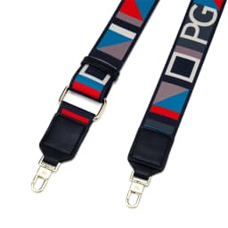 PG PATSY GARIS Women's Portable Shoulder Strap Fashion Luxury Brand Retro Classic Jacquard Texture Luggage Accessories