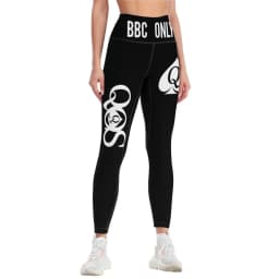 QOS BBC ONLY Design Workout Yoga Long Legging for Women Scrunch Comfortable Soft High Waist Gym Pants
