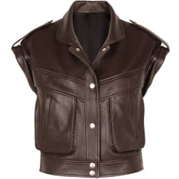 YOLOAgain High Quality Dark Brown Real Leather Jacket Women Sheepskin Biker Jacket Female 2024 Autumn