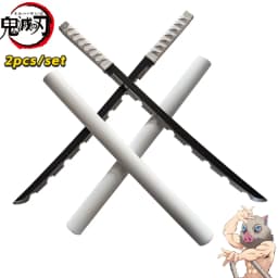 Demon Slayer Katana Sword Original Assembled Anime Cosplay Props Orange Kyoujurou Tanjirou Tokitou Muichirou Swords 72cm