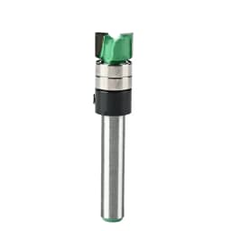 1PC/2PCS 6MM/6.35MM Shank Double-Bearing Trimming Milling Cutter Steel Blade Profile Bottom Milling Cutter For Precise Grooving