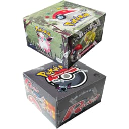 PKM Base Set Fossil Jungle Team Rocket Neo Destiny Booster Box 1999 2000 Year 1st Edition 1Box 36 Packs Proxy Game Cards Sealed