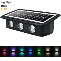 Decorative Solar Wall Lights Solar Garden Step Stair Lights IP65 Waterproof RGB White Warm White Colorful Outdoor Solar Light
