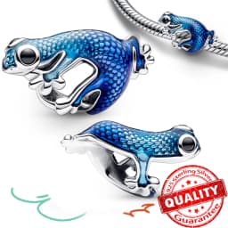 Boutique Unique 925 Sterling Silver Stars & Moon Dream Catcher Dreamy Blue Dangle Charm Fit Original Bracelet Fashion Jewelry