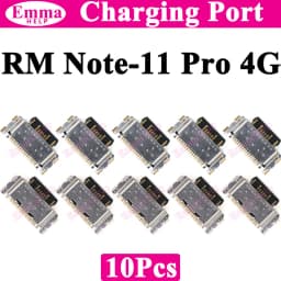 10Pcs Charging Port Connector USB for Xiaomi Redmi Note 11 12 13 Pro Plus 12s 11s 14Pro 4G 5G 12Pro Charge Dock Jack Socket Plug